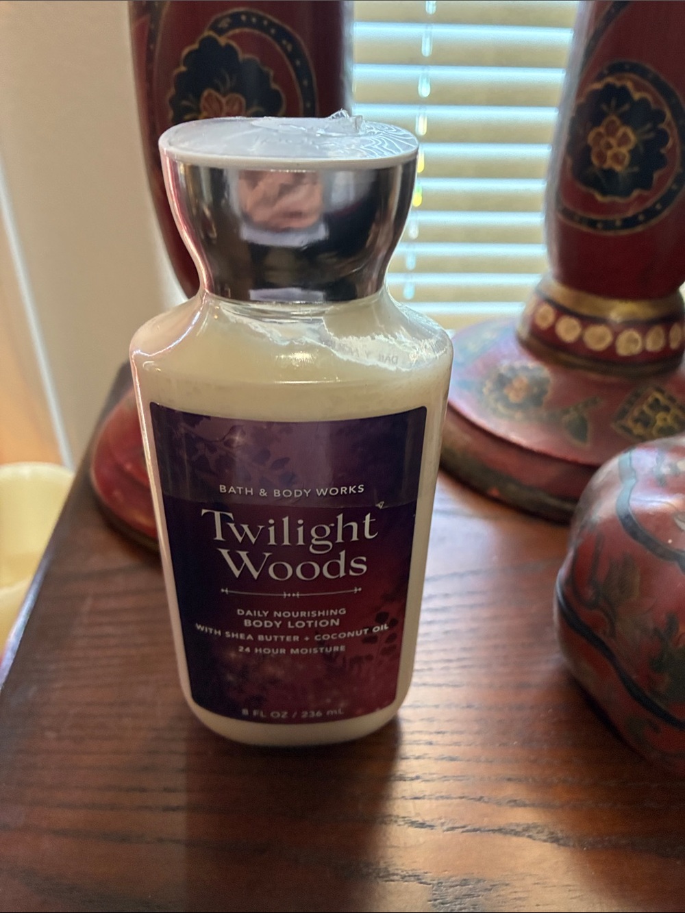 Bath & Body Works Twilight Woods Body Lotion - Purple and Silver